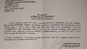 Saslušanje Danijele Nestorović